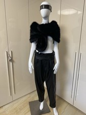 Lederimitat Damen Hose Gr. 40 Schwarz Pinko