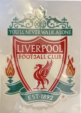 Liverpool Official Club Crest Car/ Window Sticker Set