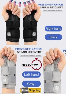 Wrist Brace for Carpal Tunnel Support Brace with Splints Hand Support for Arthri