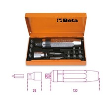 Image of Impact Screwdriver with 14 Insets and Socket Holder - Beta Tools 1295/C14
