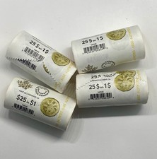 4-BU paper mint rolls of 25x Canada 2019 Equality LGBT2S+  $1 loonie coin Dollar