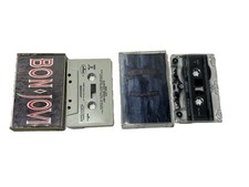 Bon Jovi Lot Of 2 Cassette Tapes Slippery When Wet & New Jersey