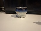 Flow Blue: Cream & Sugar, Labelle Pattern  426 Gold Rim — photo 4