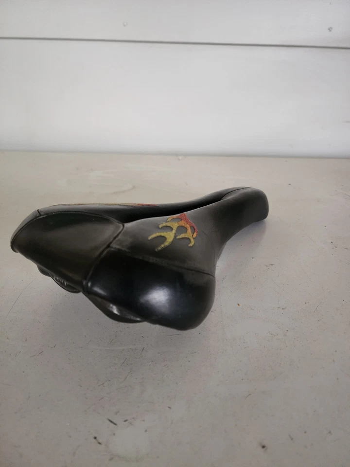 Sillín Terry Fly Ti Flame Fire negro titanio riel carretera bicicleta montaña asiento retro Foto 3 de 4