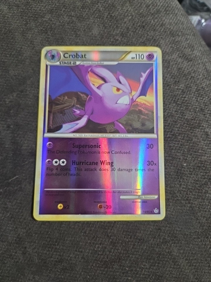 Crobat 14/95 Unleashed Reverse Holo LP