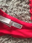 Womens VICTORIA'S SECRET Red Lined Demi Racerback Bra Size 32DDD BNWT — photo 6