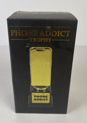 Phone Addict Trophy Kohls Funny Cell Phone Joke Gag Gift For Teenagers Or Adults
