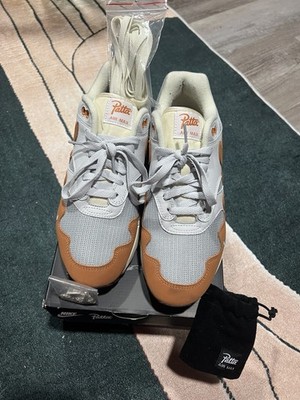 Nike Air Max 1 x Patta Waves Orange Monarch Bracelet Size 8.5DH1348-001
