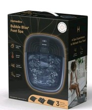 Homedics Bubble Bliss Foot Spa with Heat, Massaging Acupressure Bubbling Foot Sp