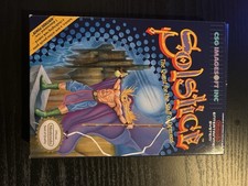 Solstice the Quest for the Staff of Demnos, NES, 1990 Game w/ Box & Manual