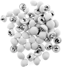 Smooth Satin Fabric Buttons - White Fabric Covered Wedding Dress Buttons 10Mm - 