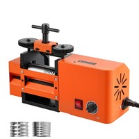 Uimoso Elektrisches Schmuckwalzwerk 60Mm 3-In-1 Kombi FüR Flach- Und Rundprofile
