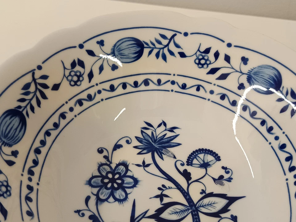 * KAHLA Zwiebelmuster große Salat Schale Servierplatte TOP - Bild 3 von 4