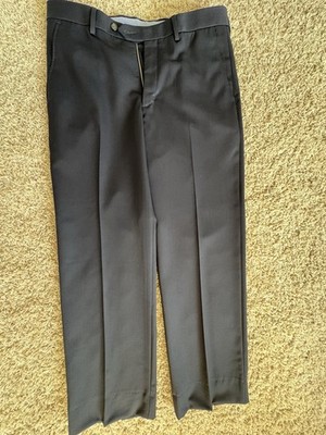 Berle Flat Front Classic Fit WoolGabardine Dress Pants