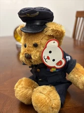 us Air Force Bean Plush Toy Bear Stuffed Animal 2006 Airplane Pilot With Tag