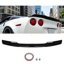 Gloss Black Rear Trunk Wing Spoiler For 2005-2013 Corvette C6 Zr1 Extended Style Gloss Black Rear Trunk Wing Spoiler For 2005-2013 Corvette C6 Zr1 Extended Style