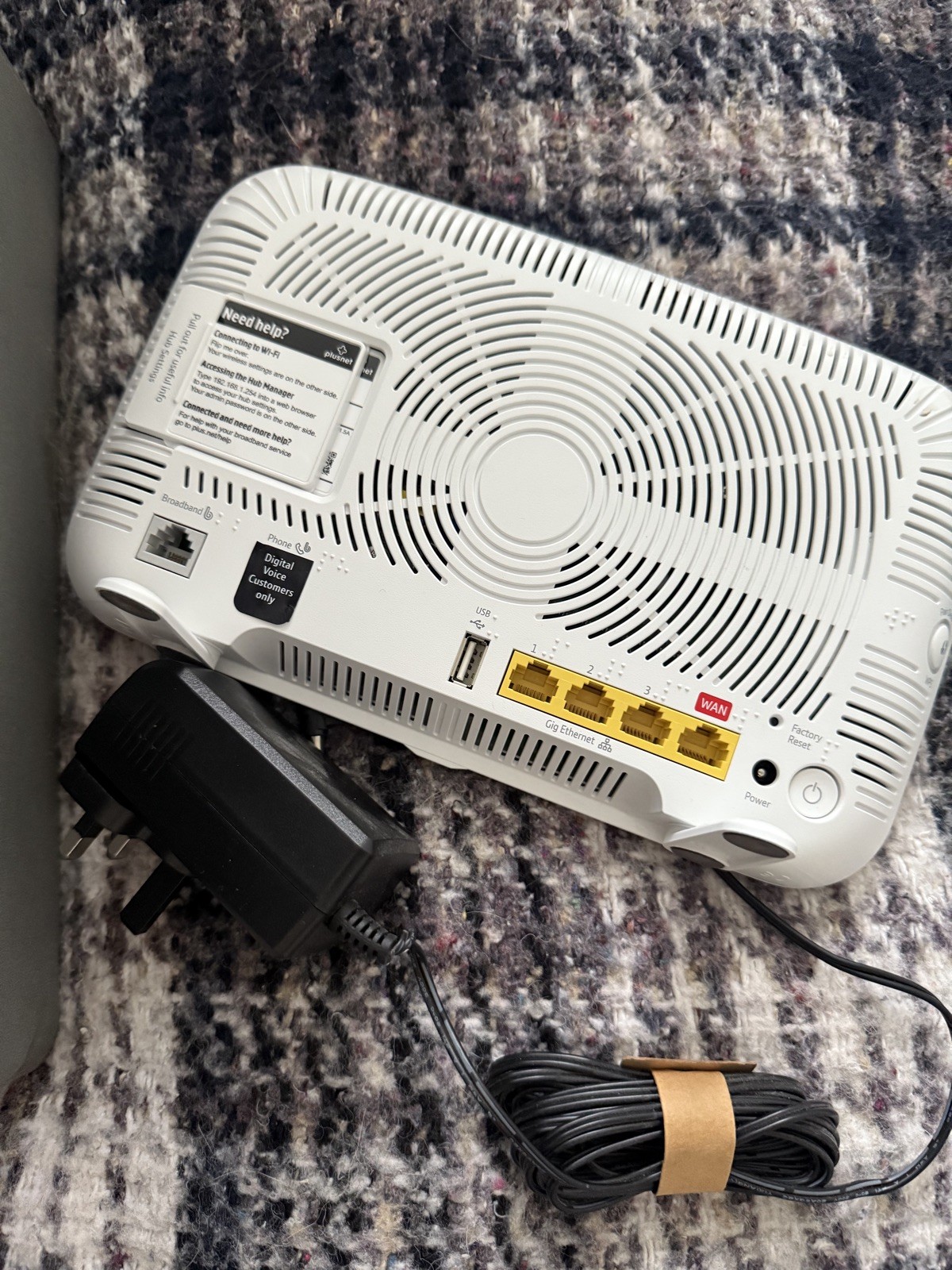 New Plusnet Hub 2 Two WiFi Broadband Router | eBay UK
