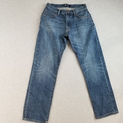 Gap Jeans Men's Sz 29x30 VTG Straight Dark Wash 100% Cotton Normcore Durable