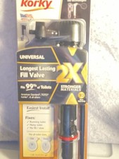 Korky Universal Toilet Fill Valve Black 528X-Fill Valve Only NEW in Package