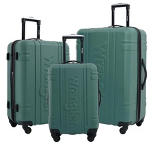 Wrangler Astral Travel Luggage, Sage Brush, 3 Piece Set