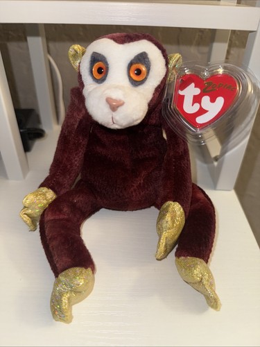 Ty Beanie Baby Affe - neu mit Etikett (Affe chinesisches Sternzeichen) - Bild 1 von 1