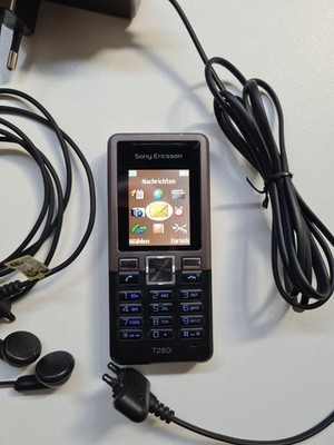Sony Ericsson T280i Retro Mini Tasten Handy ohne Simlock mit Radio Wecker Kamera