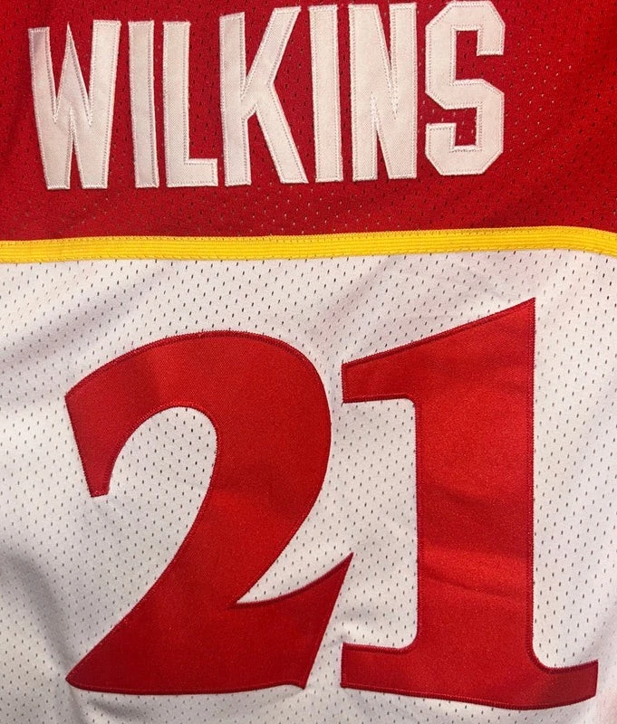 Camiseta Dominique Wilkins Atlanta Hawks Adidas Swingman Blanca Nueva Sin Etiquetas XXL Foto 3 de 4