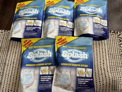 #ad Splash Foaming Advanced Cleaner 12.35oz Toilet Bowl Cleaning Powder 01 26 Lot $74.99