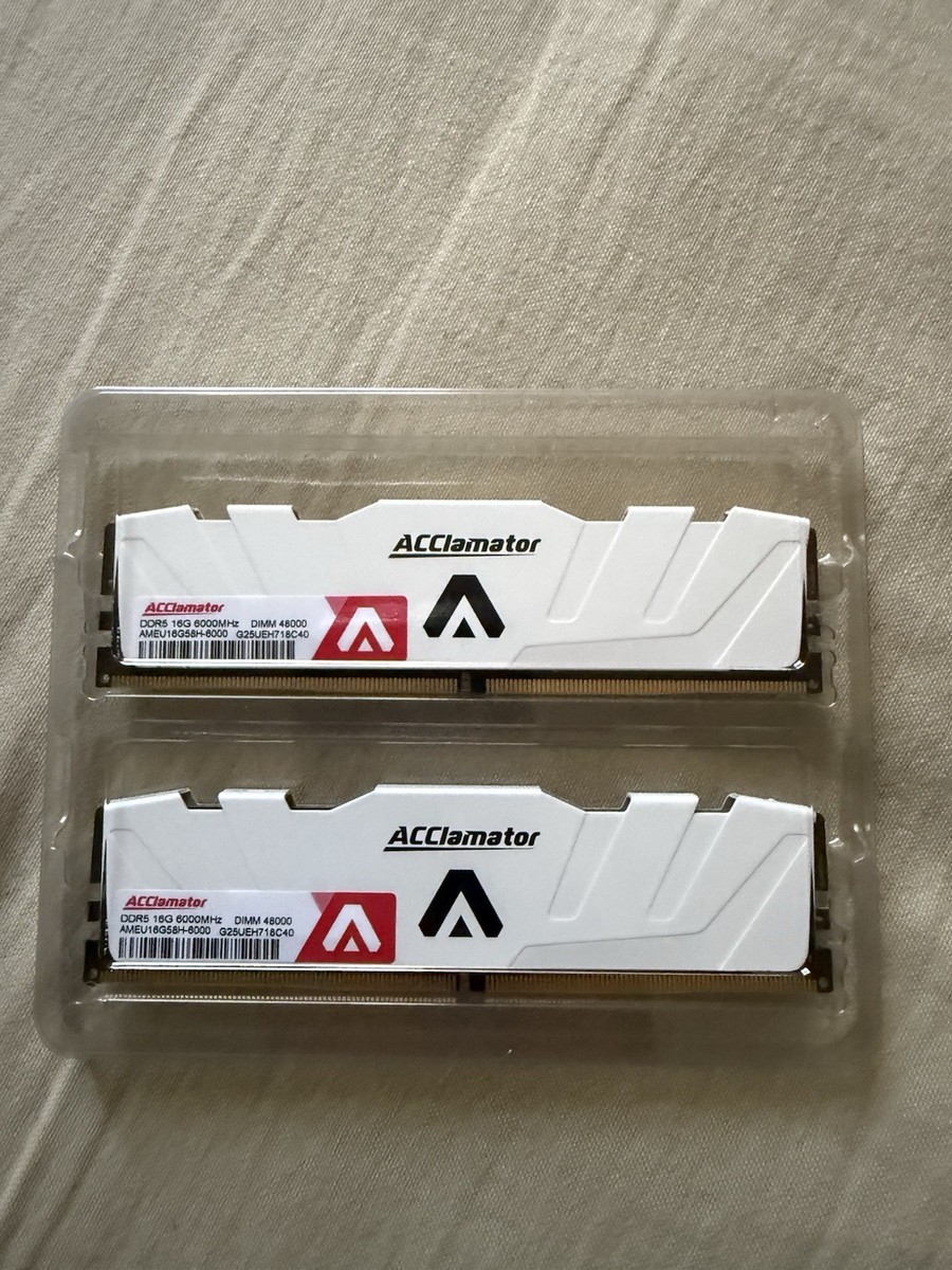 【かえ】ACClamator DDR5 32GB-6000MHz ACClamator DDR5-6000 Memory 32GB 6000Mhz | eBay