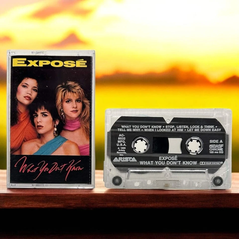 •EXPOSE - WHAT YOU DON’T KNOW• ~1989 OG PRESSING~ (CASSETTE TAPE) - Image 2 of 4