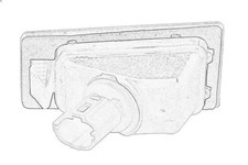 Kennzeichenleuchte OE HYUNDAI 92502A2300 für CEE'D Sportswagon (JD) 1.4 2015-