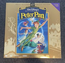 Walt Disney's Peter Pan 45th Anniversary Limited Edition Laserdisc.