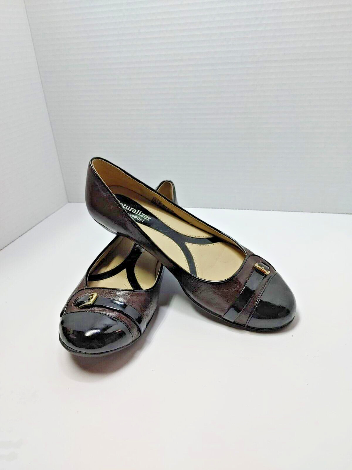 Naturalizer N5 Comfort shoes Brown Black Women Slip On Shoes Low