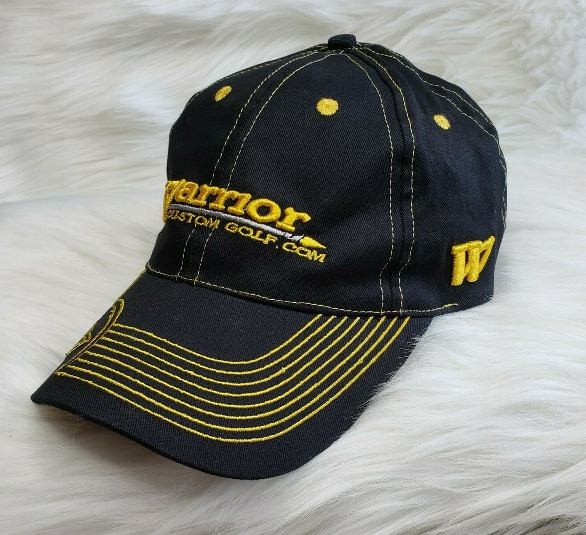 WARRIORS CUSTOM GOLF Strapback Trucker Hat Baseball Cap  display picture 2