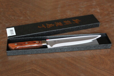 Kyoto Tamahagane 63 layer Damascus Molybdenum steel boning knife 160 mm USA