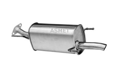 Asmet Exhaust Silencer For Vauxhall Astra G CC 1.4 1.6 16V Hatchback 98-03