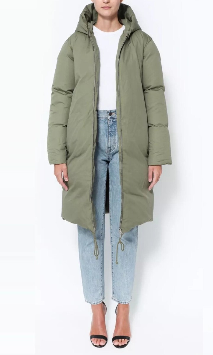 アウターその他 Celine parka CELINE PHOEBE PHILO Down Coat Puffer Parka Cotton Silk