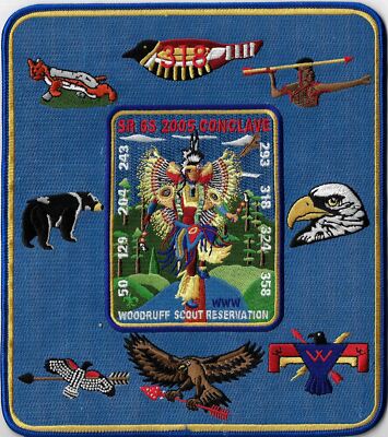 OA SR6S 2005 Conclave Jacket P Woodruff Scout Reservation RBL Bdr. 8x9 [MX-8047]
