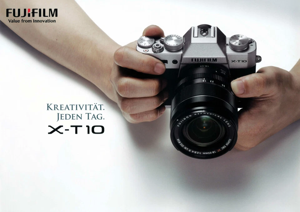 Prospekt Katalog Fuji Fujifilm X-T10 XT10 XT-10 Kreativität Jeden Tag - Bild 1 von 1