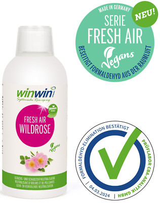 winwinCLEAN FRESH Air Vegans WILDROSE I ENTFERNT FORMALDEHYD AUS DER RAUMLUFT