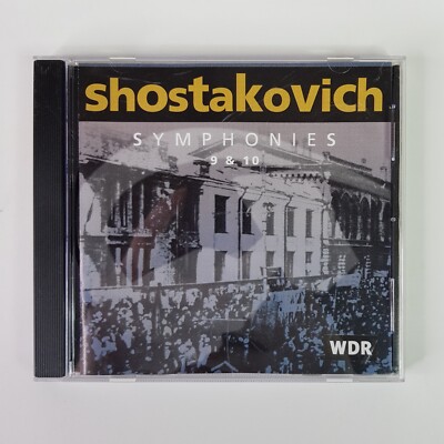 Shostakovich Symphonies No9&10 Allegro Moderato Presto Largo Allegretto Music CD