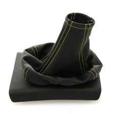 Schaltsack Schaltmanschette passend für Opel Zafira B Bj. 2008-2012 gelbe Naht