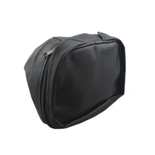 Black Motorcycle PU Leather Waterproof Tool Pouch Bike Storage Tool Bag Offroad