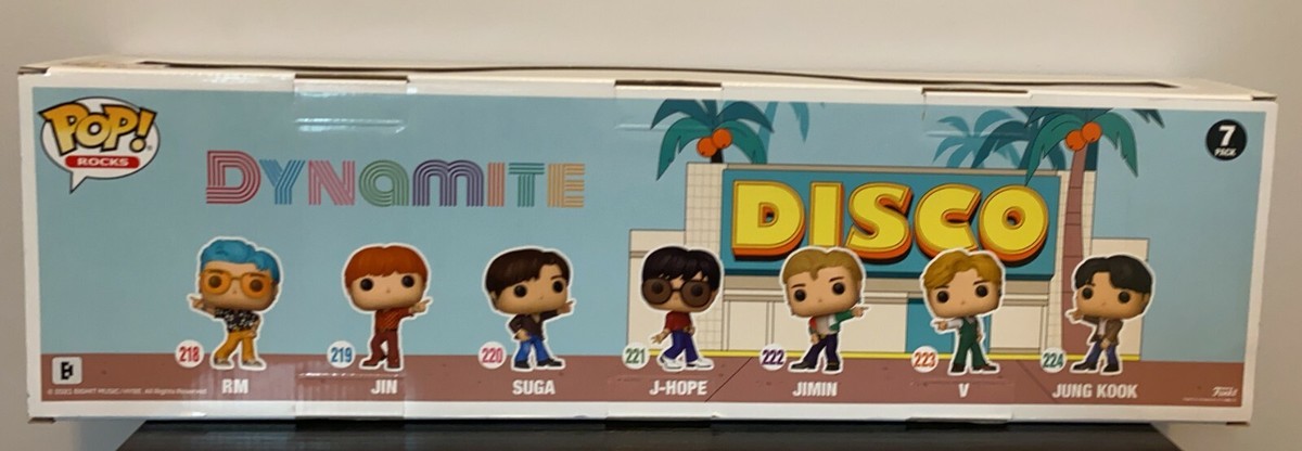 Funko Pop! Rocks Vinyl Figures: BTS – Dynamite – 7 Pack - Bangtan