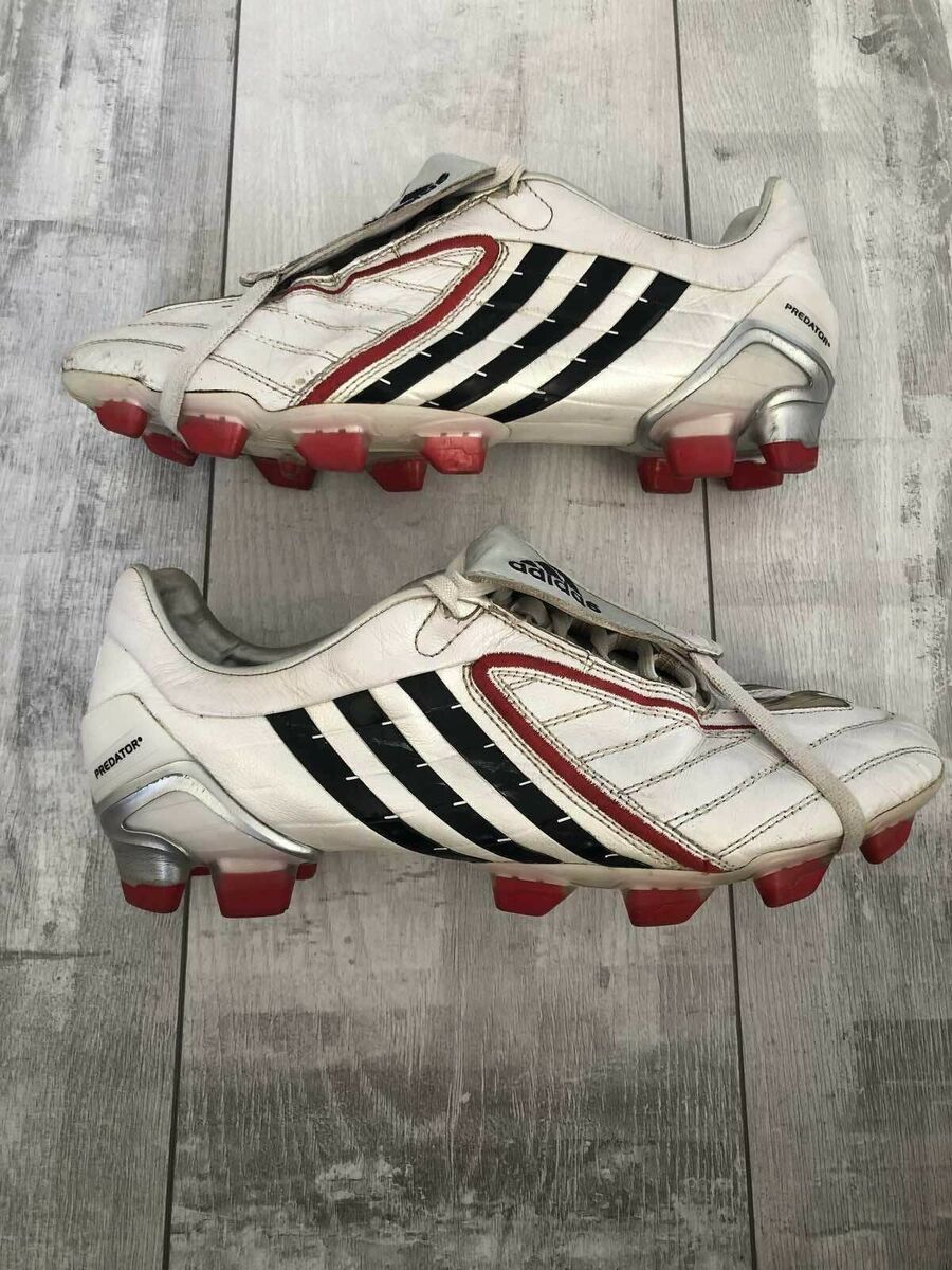 ADIDAS PREDATOR POWERSWERVE TRX FG White Football Soccer Cleats US9 1/2 | eBay