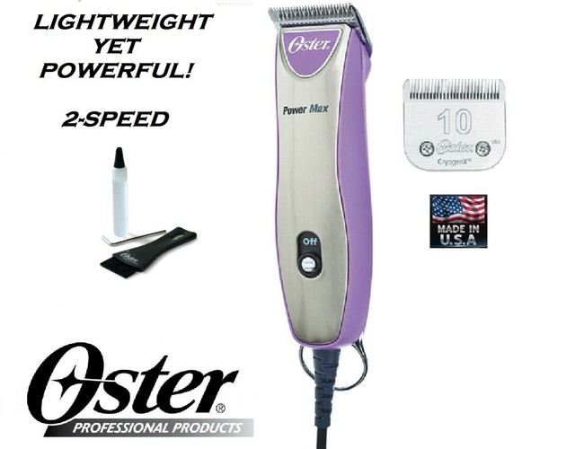 Oster A5 POWERMAX 2Speed CLIPPER KIT&CryogenX 10 BLADE*PRO PET DOG CAT