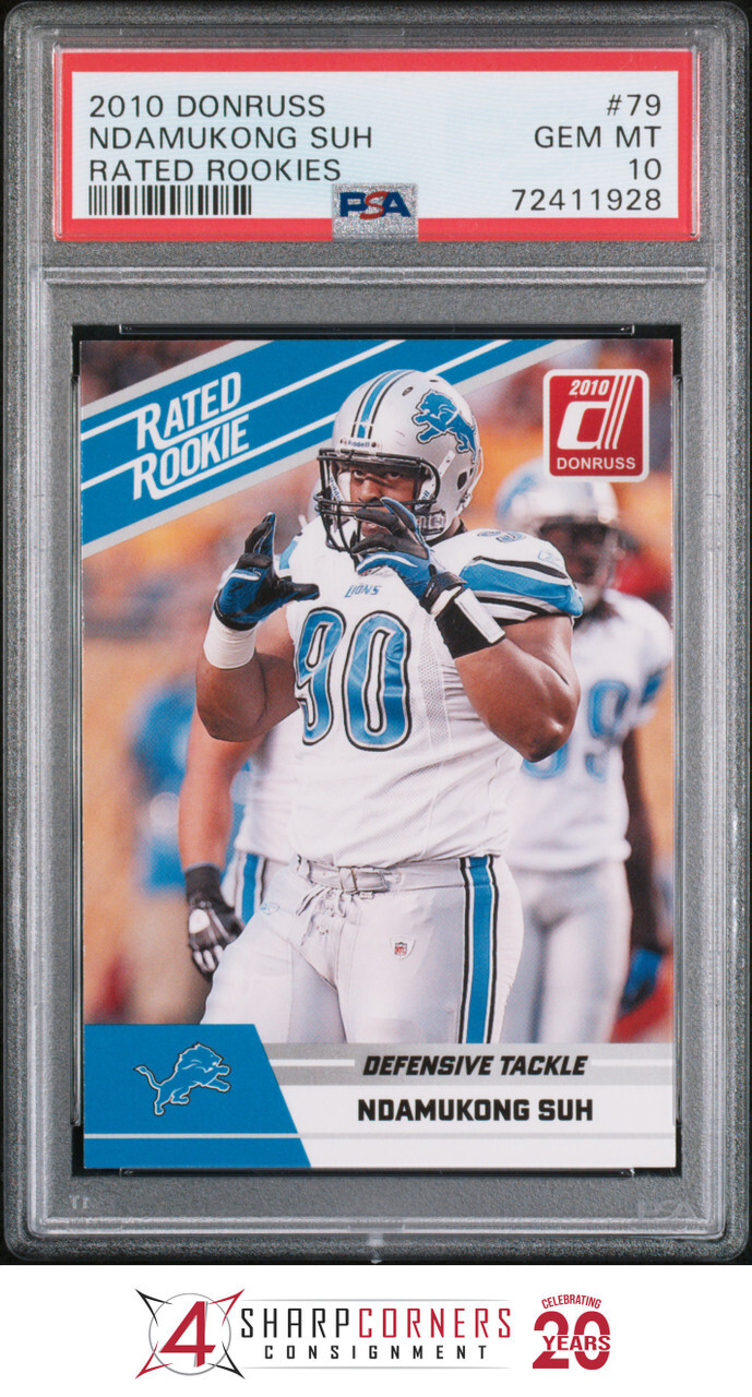 Ndamukong Suh Donruss Rated Rookies #79 Base