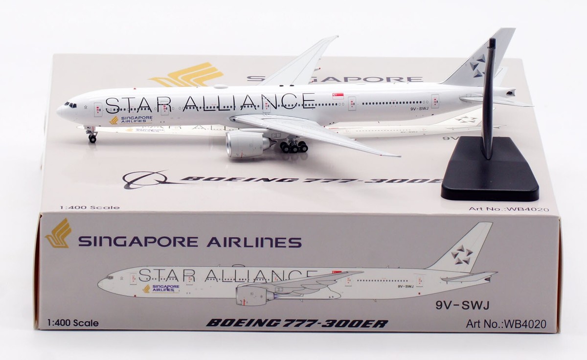 1/400 シンガポール　777 フェニックス　phoenix Phoenix 777-300ER Singapore 9V-SNA in 1:400 | eBay