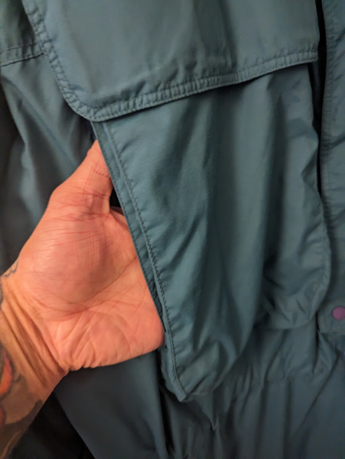 Vintage Patagonia Skanorak Smock Jacket Green Teal Rare XL Like SST