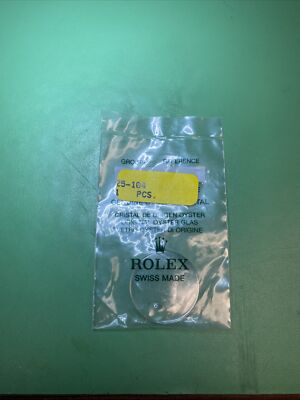 Rolex 25-104 Crystal NOS. New In Bag With Cyclops. ￼